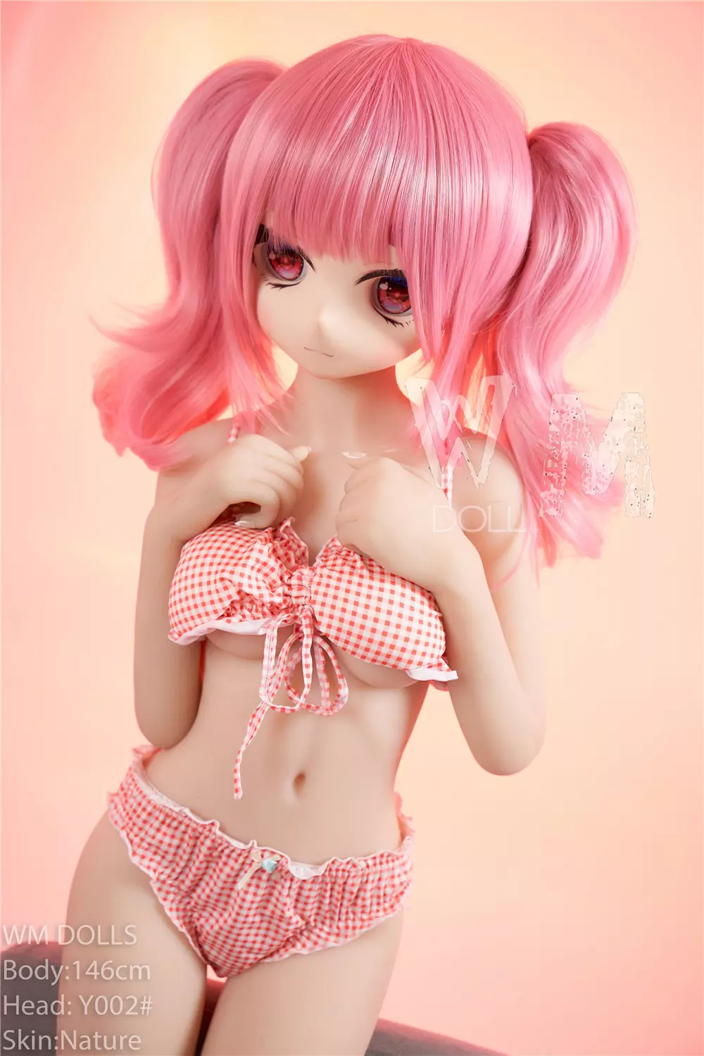 WM S-TPE 146cm Anime TPE Sex Doll with PVC Head #Y003